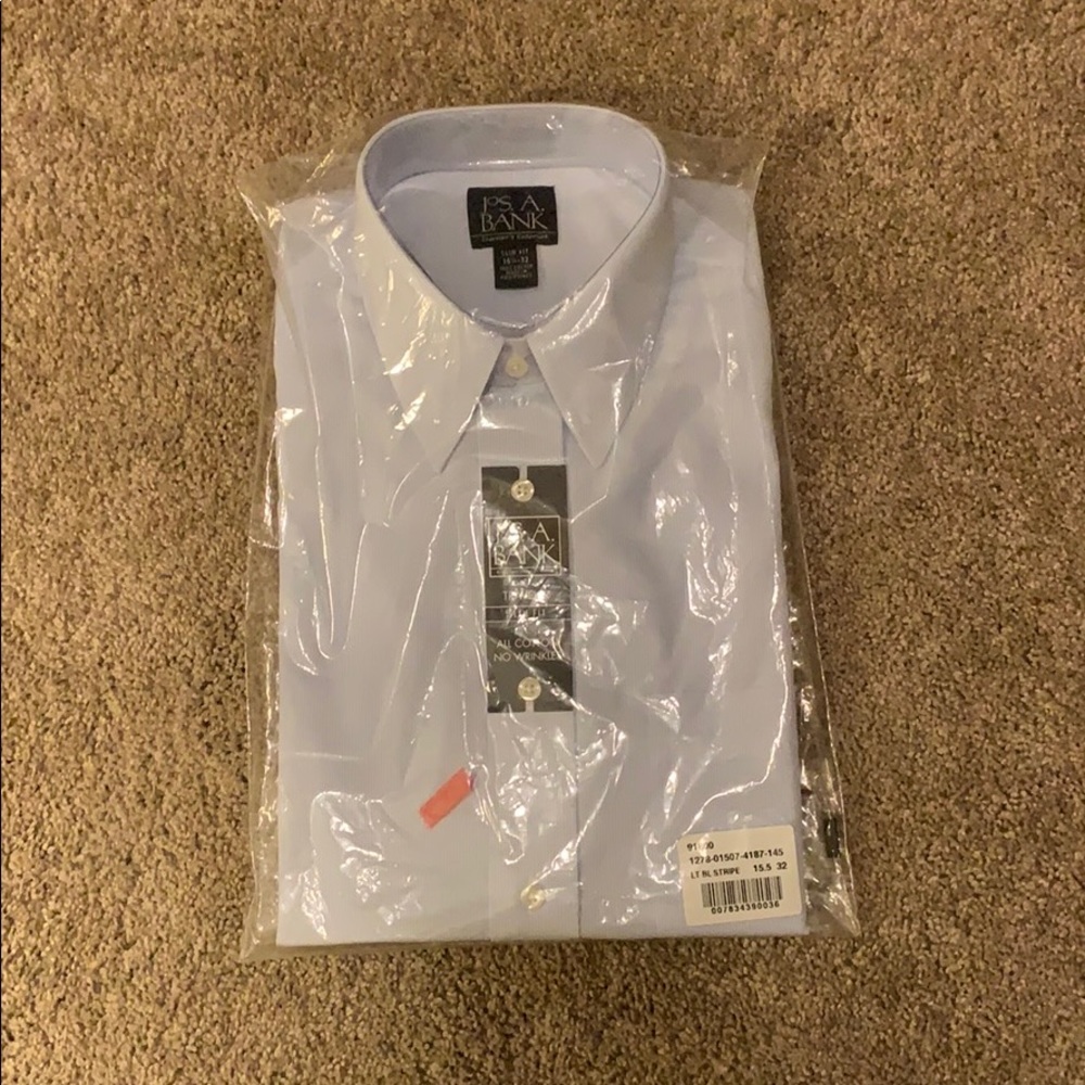 Jos. A. Bank Slim Fit Button Down, 15 1/2-32